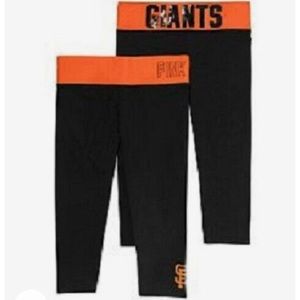 Victoria’s Secret Pink Giants Crop Bling Leggings